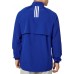 adidas Men's Triple Stripe Long Sleeve Baseball Blue/White Jacket adidas Men's Triple Stripe Long Sleeve Baseball Blue/White Jacket