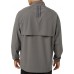 adidas Men's Triple Stripe Long Sleeve Baseball Grey Jacket adidas Men's Triple Stripe Long Sleeve Baseball Grey Jacket
