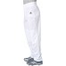 adidas Men's Triple Stripe Open Bottom Baseball White Pants adidas Men's Triple Stripe Open Bottom Baseball White Pants