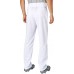 adidas Men's Triple Stripe Open Bottom Baseball White Pants adidas Men's Triple Stripe Open Bottom Baseball White Pants