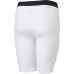 adidas Men's Triple Stripe Sliding White Shorts