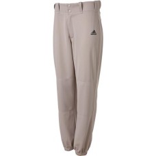 adidas Men's Triple Stripe Traditional Baseball Grey Baseball Pants