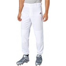 adidas Men's Triple Stripe Traditional Baseball White Pants