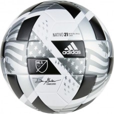 adidas MLS League Soccer White/Black/Metallic Silv Ball