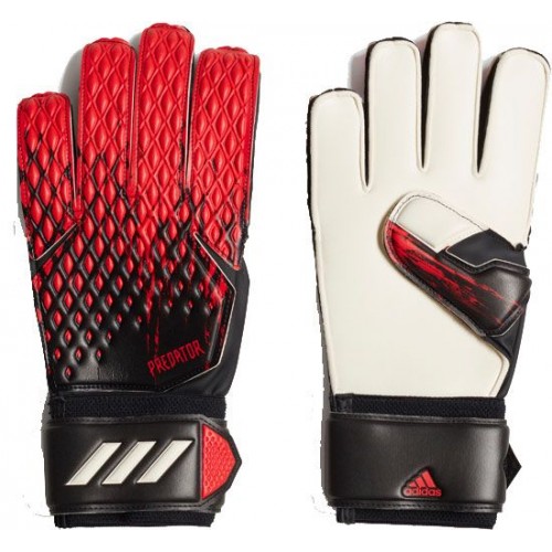 adidas Predator 20 Match Soccer Black/Red Gloves adidas Predator 20 Match Soccer Black/Red Gloves