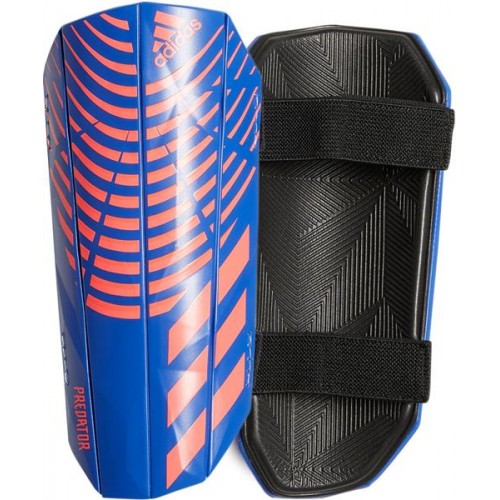 adidas Predator Training Soccer Shin Hi Res Blue/White Guards adidas Predator Training Soccer Shin Hi Res Blue/White Guards