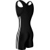 adidas Three Stripe Wrestling Black Singlet