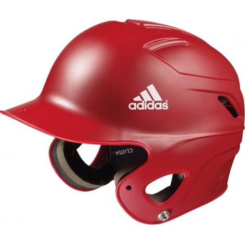 adidas Triple Stripe Baseball Batting Red Helmet adidas Triple Stripe Baseball Batting Red Helmet