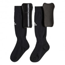 adidas Youth Soccer Shin Black/White Socks