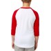 adidas Youth Triple Stripe 3/4 Sleeve Baseball Practice Red Tango Shirt
