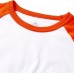 adidas Youth Triple Stripe 3/4 Sleeve Baseball Practice Tangerine Tango Shirt