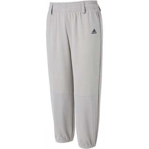 adidas Youth Triple Stripe Pull-Up Grey Pants adidas Youth Triple Stripe Pull-Up Grey Pants