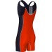 adidas Youth Wrestling Orange/Black Singlet