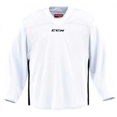 CCM Senior 6000 Hockey Practice Jersey, White/Black CCM Senior 6000 Hockey Practice Jersey, White/Black