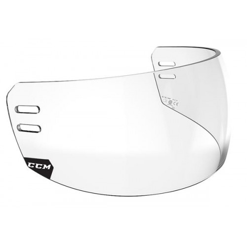 CCM VR14 Straight Certified Visor, Clear CCM VR14 Straight Certified Visor, Clear