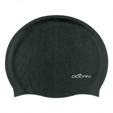 Dolfin Silicone Swim Black Cap