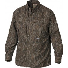 Drake Waterfowl Men's EST Wingshooter's Long Sleeve Mossy Oak Bottomland Shirt