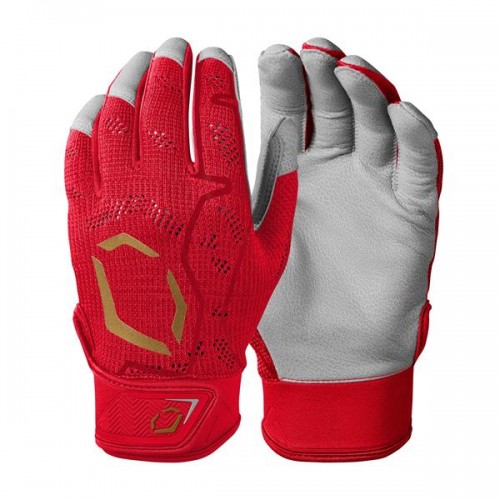 Evoshield Adult PRO SRZ Batting Scarlet Gloves Evoshield Adult PRO SRZ Batting Scarlet Gloves