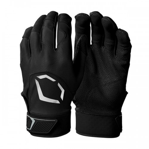 Evoshield Adult Standout Batting Black Gloves Evoshield Adult Standout Batting Black Gloves