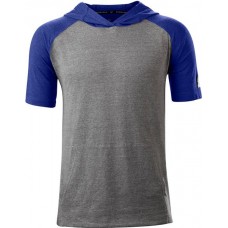 EvoShield Boys' Lightweight Short Sleeve Gray/Royal Hoodie