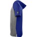 EvoShield Boys' Lightweight Short Sleeve Gray/Royal Hoodie