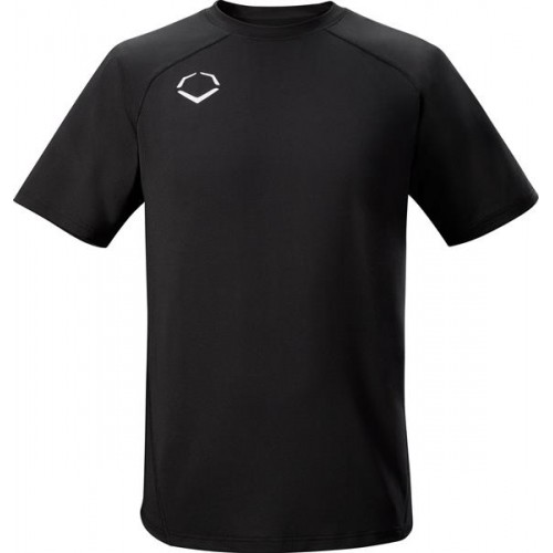EvoShield Boys' Pro Team Training Black T-Shirt EvoShield Boys' Pro Team Training Black T-Shirt