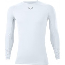 EvoShield Men's Cooling Long Sleeved Team White T-Shirt EvoShield Men's Cooling Long Sleeved Team White T-Shirt