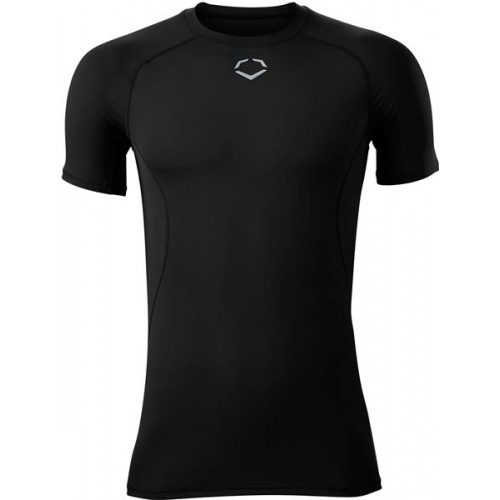 EvoShield Men's Cooling Short Sleeve Black T-Shirt EvoShield Men's Cooling Short Sleeve Black T-Shirt