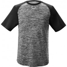 EvoShield Men's E304 Performance Pullover Tech Black Tee EvoShield Men's E304 Performance Pullover Tech Black Tee