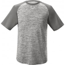 EvoShield Men's E304 Performance Pullover Tech Charcoal Tee