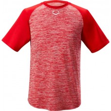 EvoShield Men's E304 Performance Pullover Tech Scarlet Tee EvoShield Men's E304 Performance Pullover Tech Scarlet Tee