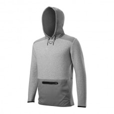 Evoshield Men's Hybrid Long Sleeve Fleece Grey Hoodie