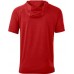 EvoShield Men's Lightweight Short Sleeve Grey/Scarlet Hoodie