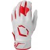 EvoShield Standout Adult Batting White/Scarlet Gloves