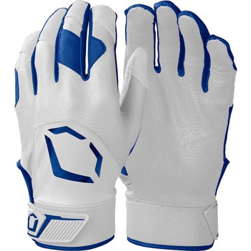 EvoShield Standout Youth Batting White/Royal Blue Gloves EvoShield Standout Youth Batting White/Royal Blue Gloves