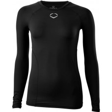 EvoShield Women's Cooling Long Sleeve Black Shirt EvoShield Women's Cooling Long Sleeve Black Shirt