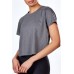 EvoShield Women's Crop Light Grey T-shirt