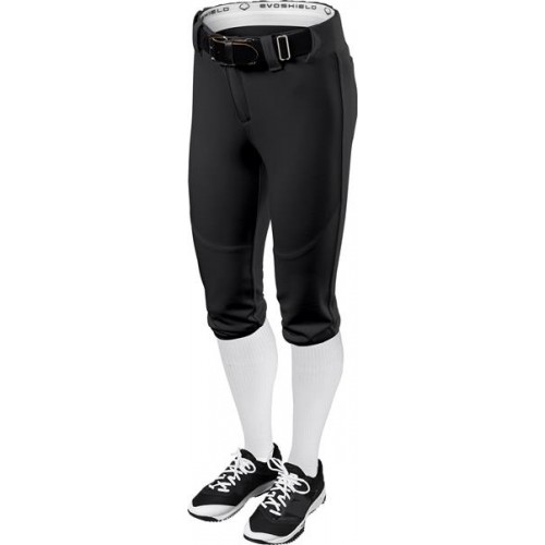 EvoShield Women's FX Low Rise Softball Black Pants EvoShield Women's FX Low Rise Softball Black Pants