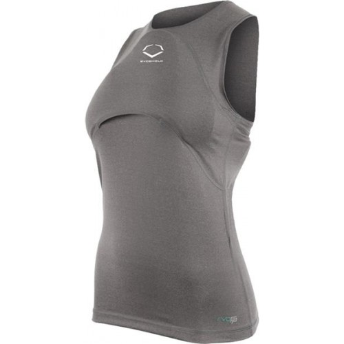 EvoShield Women's Racerback Chest Graphite Guard EvoShield Women's Racerback Chest Graphite Guard