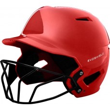 EvoShield XVT Luxe Fitted Softball Batting Scarlet Helmet