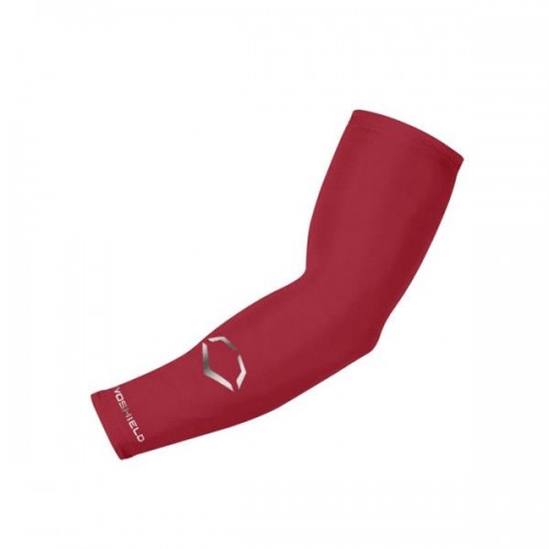 EvoShield Youth Solid Compression Arm Scarlet Sleeve EvoShield Youth Solid Compression Arm Scarlet Sleeve