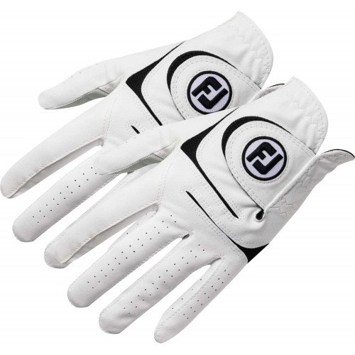 FootJoy Women's WeatherSof Golf Glove White - 2 Pack FootJoy Women's WeatherSof Golf Glove White - 2 Pack