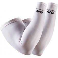 McDavid Compression Arm Sleeves - White Pair