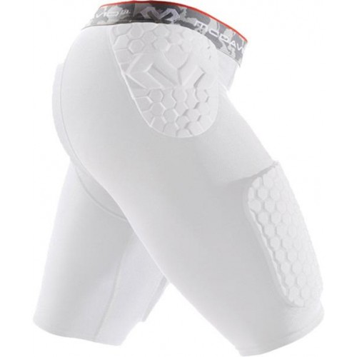 McDavid Men's Hex Thudd Compression White Shorts McDavid Men's Hex Thudd Compression White Shorts