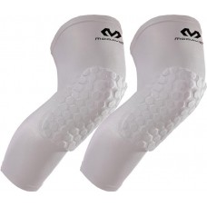 McDavid Youth HEX Extended Leg Sleeves - White Pair McDavid Youth HEX Extended Leg Sleeves - White Pair