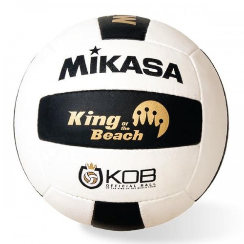 Mikasa King of the Beach Pro Game Ball Volleyball, Black/White Mikasa King of the Beach Pro Game Ball Volleyball, Black/White