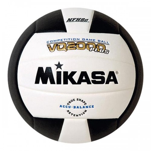 Mikasa VQ2000 Plus NFHS Competition Indoor Volleyball, Black Mikasa VQ2000 Plus NFHS Competition Indoor Volleyball, Black