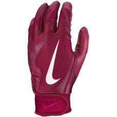 Nike Adult Alpha Huarache Edge Batting Red/White Gloves