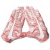 Nike Adult Vapor Jet 5.0 Receiver White/University Red Gloves Nike Adult Vapor Jet 5.0 Receiver White/University Red Gloves