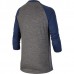 Nike Boys' Baseball Pro Cool Raglan Navy/Grey Tee